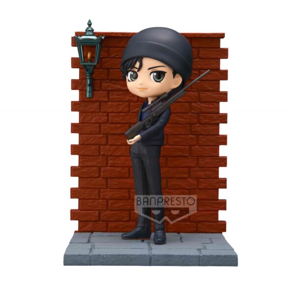*Figura banpresto q posket detective conan shuichi akai premium