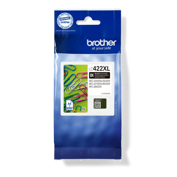 *Cartucho tinta brother lc422xlbk negro 3000 paginas