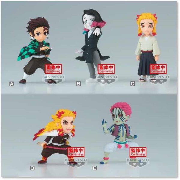 *Figura banpresto kimetsu no yaiba world collectable 1 unidad aleatoria vol 8
