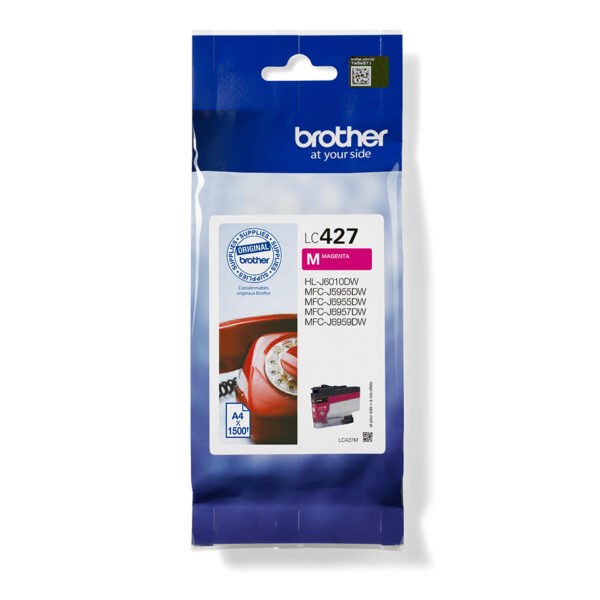 *Cartucho tinta brother lc427m magenta 1500 paginas