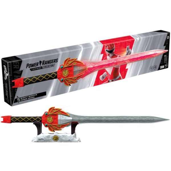 *Replica hasbro espada poder ranger rojo replica escala 1:1 power rangers mighty morphin collection