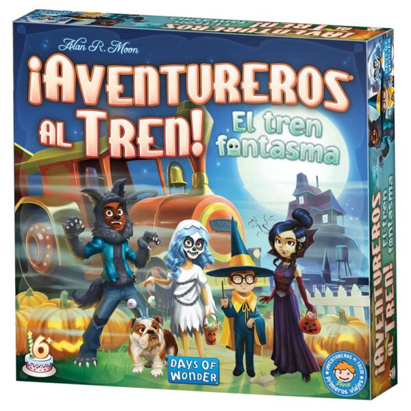 *Juego de mesa ¡aventureros al tren! el tren fantasma pegi 6