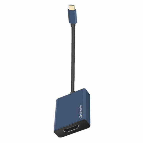 *Adaptador logan silver ht usb tipo c a hdmi 4k azul marino
