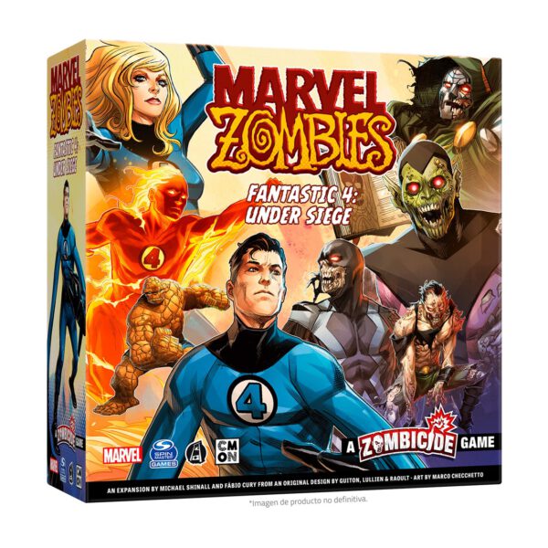 *Juego de mesa marvel zombies: fantastic 4 under siege pegi 14