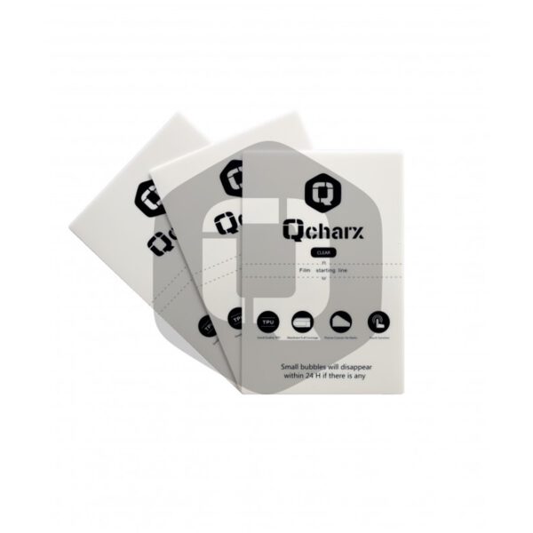 *Laminas de proteccion frontales qcharx hidrogel hd qx1 50 unidades