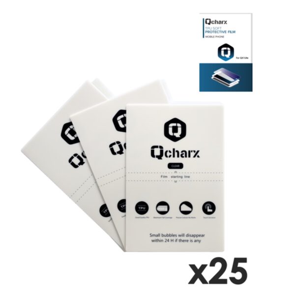 *Laminas de proteccion frontales qcharx hidrogel hd qx1 lite 25 unidades