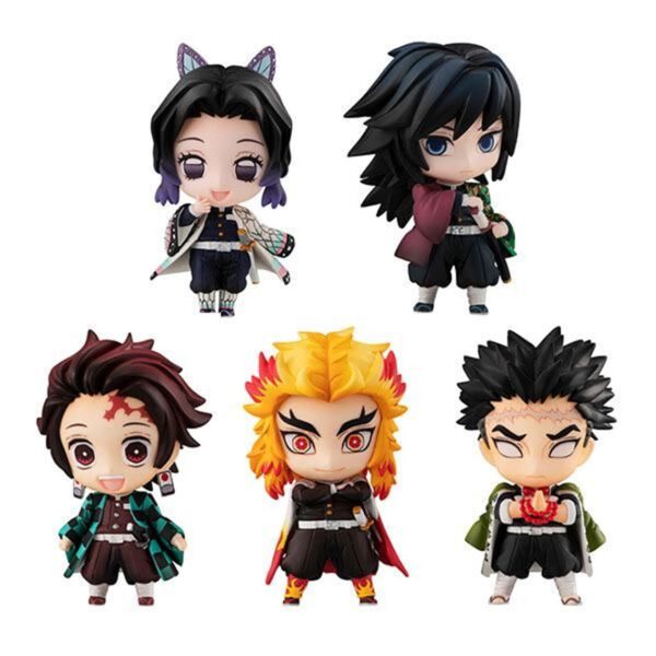 *Pack 5 figuras megahouse demon slayer kimetsu no yaiba sailor tanjiro & the hashira set a