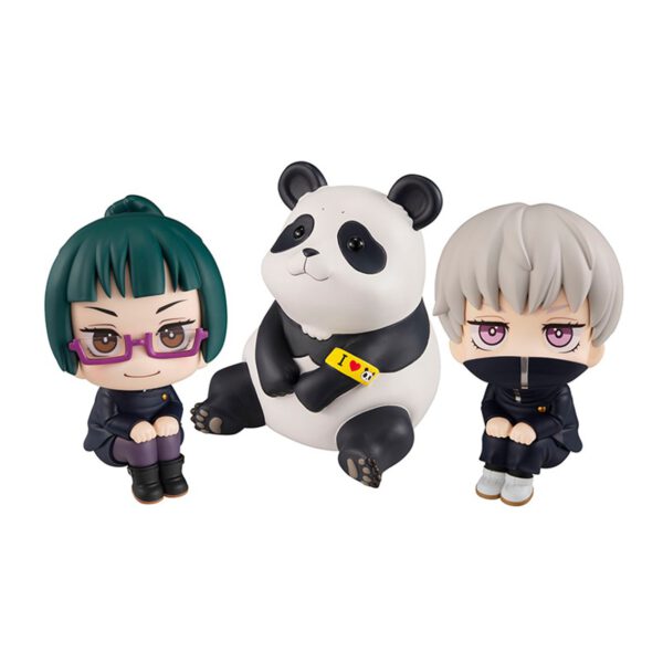 *Pack 3 figuras megahouse look up jujutsu kaisen maki toge panda gift set