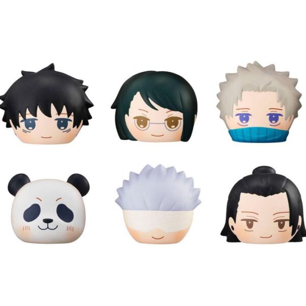 *Pack 6 figuras antiestres megahouse jujutsu kaisen gekijouban fluffy squeeze bread box
