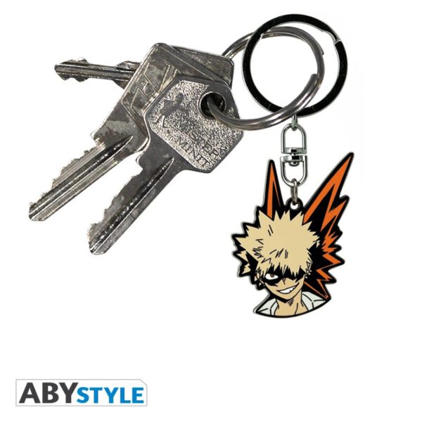 *Llavero metalico abystyle my hero acedmia -  bakugo