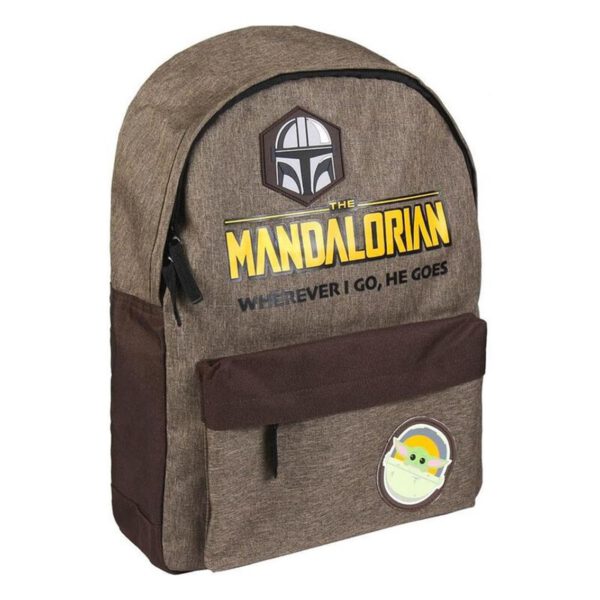 *Mochila casual cerdá star wars the mandalorian wherever i go he goes