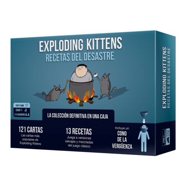 *Juego de mesa exploding kittens recetas del desastre pegi 7
