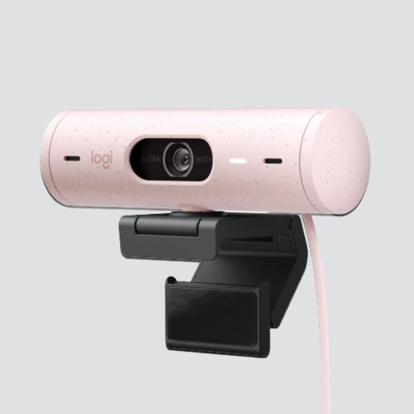 *Webcam logitech brio 500 rosa full hd -  usb tipo c