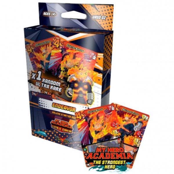 *Juego de cartas my hero academia starter deck series 3 endeavor deluxe