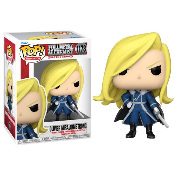*Funko pop animacion fullmetal alchemist brotherhood olivier mira armstrong con espada 57738