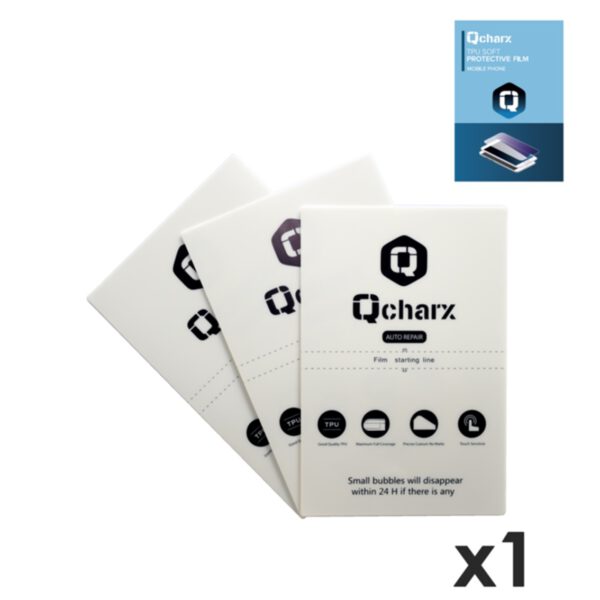 *Laminas de proteccion frontales qcharx hidrogel autoreparación qx1 1 unidad