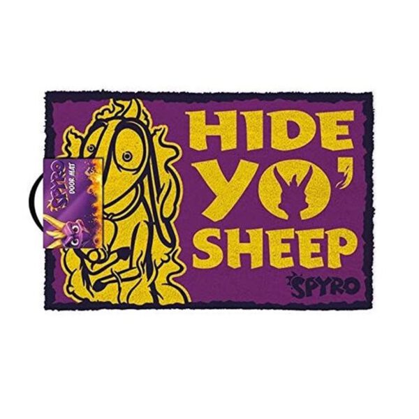 *Felpudo spyro el dragon doormat hide yo sheep 40 x 60 cm