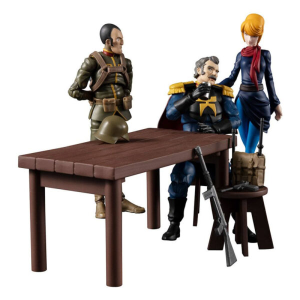 *Figuras megahouse g.m.g mobile suit gundam principality of zeon team ramba ral set