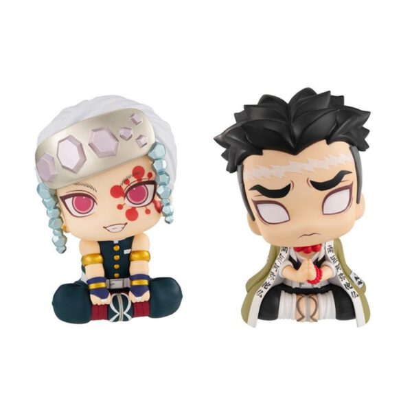 *Pack 2 figuras megahouse demon slayer kimetsu no yaiba gyomei uzui