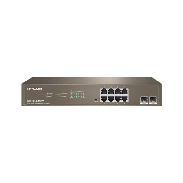 *Switch 10 puertos ip - com 8 puertos gigabit ethernet 2 puertos sfp