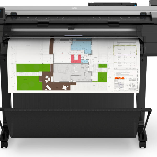 *Plotter hp designjet t830 a0 36 pulgadas -  2400ppp -  usb -  red -  wifi -  wifi - direct -  base impresora