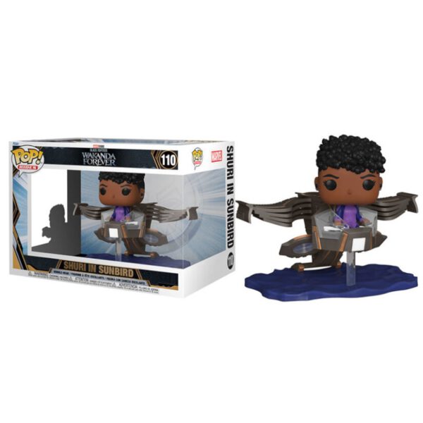 *Funko pop super  deluxe marvel black panther wakanda forever shuri in sunbird 63947