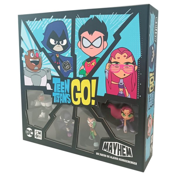 *Juego de mesa teen titans go! mayhem pegi 10