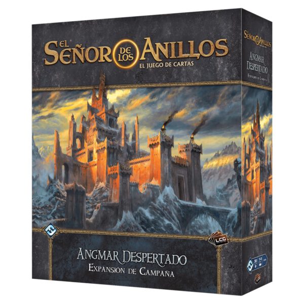 *Juego de mesa el señor de los anillos el juego de cartas angmar despertado expansion de campaña edad recomendada 14