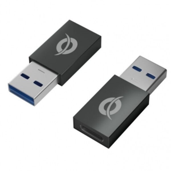 *Kit adaptadores conceptronic usb 3.0 a usb tipo c macho - hembra 2 unidades
