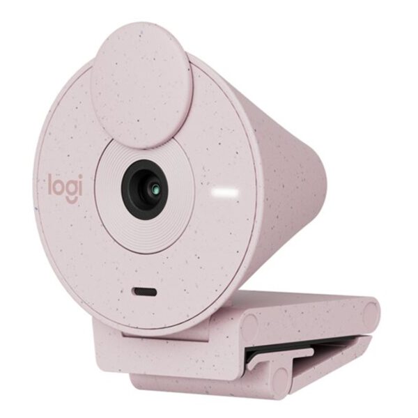 *Webcam logitech brio 300 rosado full hd -  usb tipo c