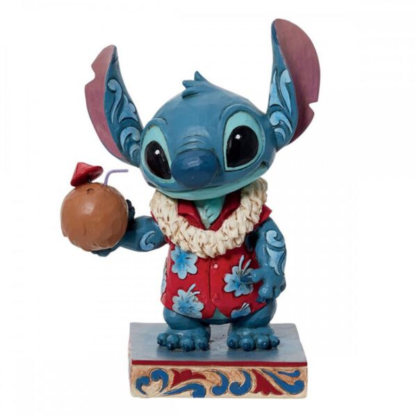 *Figura decorativa enesco disney lilo & stitch -  stitch hawaiano