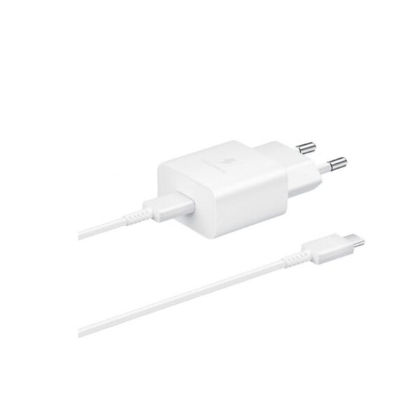 *Cargador samsung ep - t1510xwegeu usb - c 15w + cable usb - c blanco