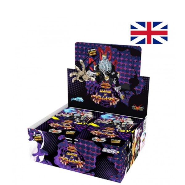 *Juego de cartas my hero academia booster box display ola 4 league of villains (24 unidades)