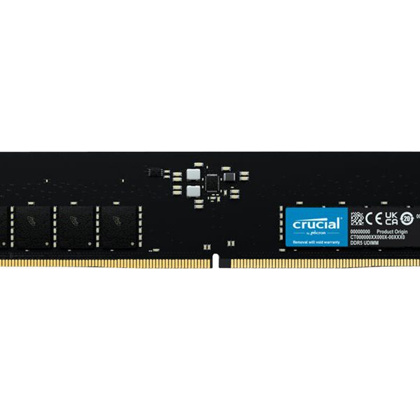 *Memoria ram ddr5 16gb crucial - udimm - 5600 mhz - pc5 44800 - cl46 - 1.1v