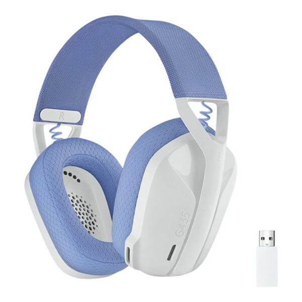 *Auriculares con microfono logitech g435 gaming wireless inalambrico blanco