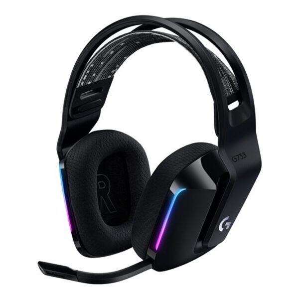 *Auricular con microfono logitech g g733 gaming wireless inalambrico negro