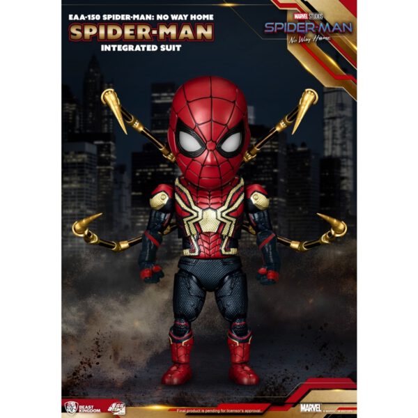 *Figura beast kingdom egg attack marvel spider - man no way home traje integrado