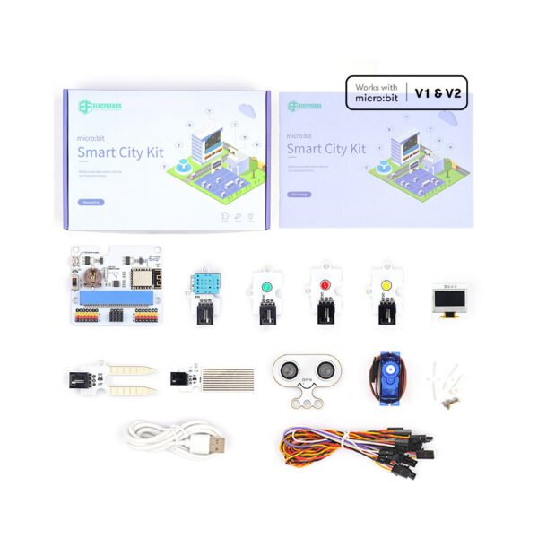 *Kit de sensores inteligentes micro:bit ciudad inteligente - smart city kit - sin placa