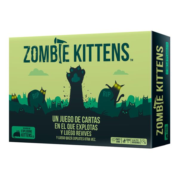 *Juego de mesa exploding kittens zombie kittens edad recomendada 7 años