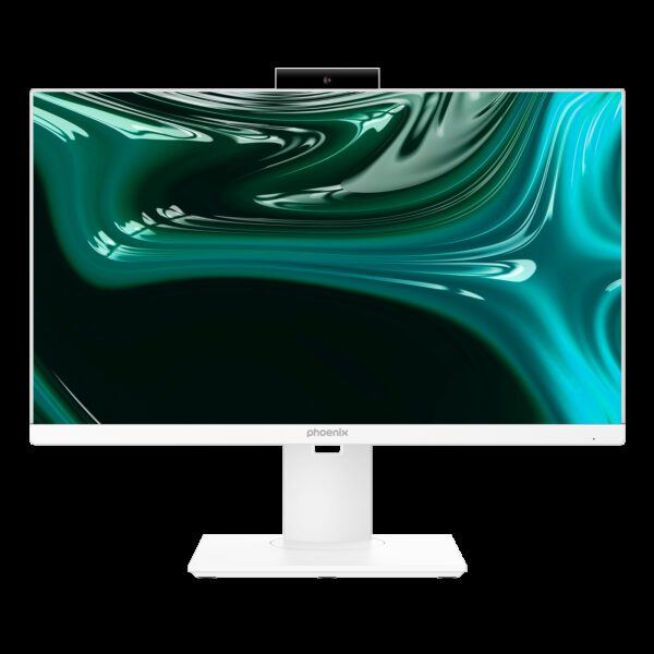 *Ordenador pc all in one aio phoenix unity 23.8 pulgadas fhd ajustable altura y rotativo - web cam -  intel i5 12400 - 16 gb ddr4 - 1 tb ssd  blanco windows 11