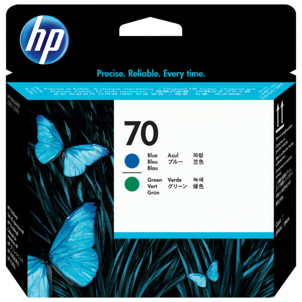 *Cabezal impresion hp 70 c9408a azul y verde z2100 -  z3100 -  z3200