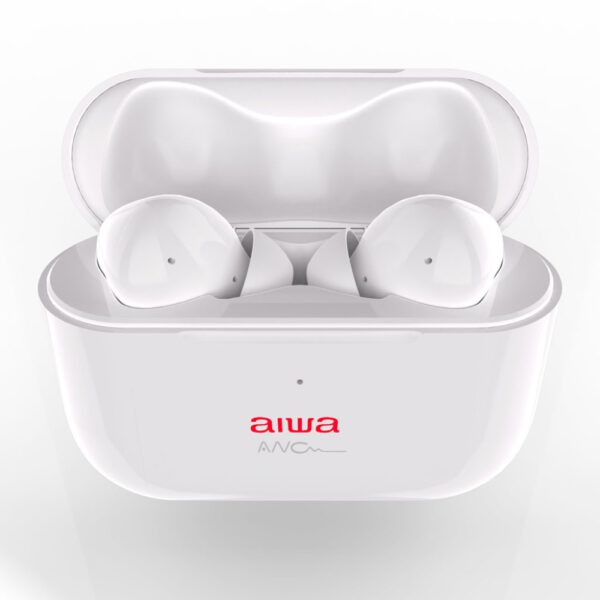 *Auriculares inalambricos aiwa ebtw - 888anc bluetooth - cancelacion de ruido - color blanco