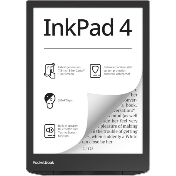 *Ebook pocketbook inkpad 4 7.8 pulgadas 32gb stardust silver