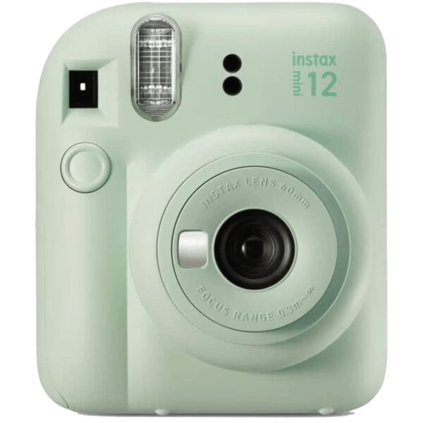 *Camara fujifilm mini instax 12 flash -  autoexposicion -  verde menta
