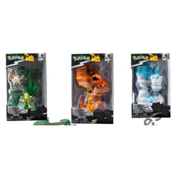 *Pack pokemon mini mundos + 2 figuras mundos aleatorios