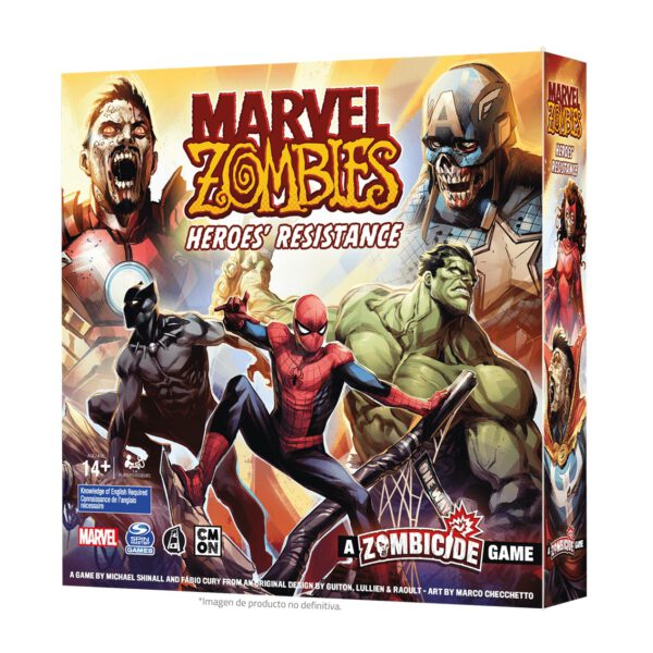 *Juego de mesa marvel zombies heroes resistance edad recomendada 14 años
