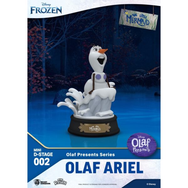 *Figura beast kingdom minidstage disney olaf presenta olaf