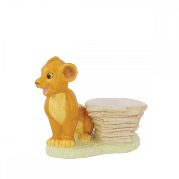 *Figura decorativa enesco disney el rey leon simba huevera