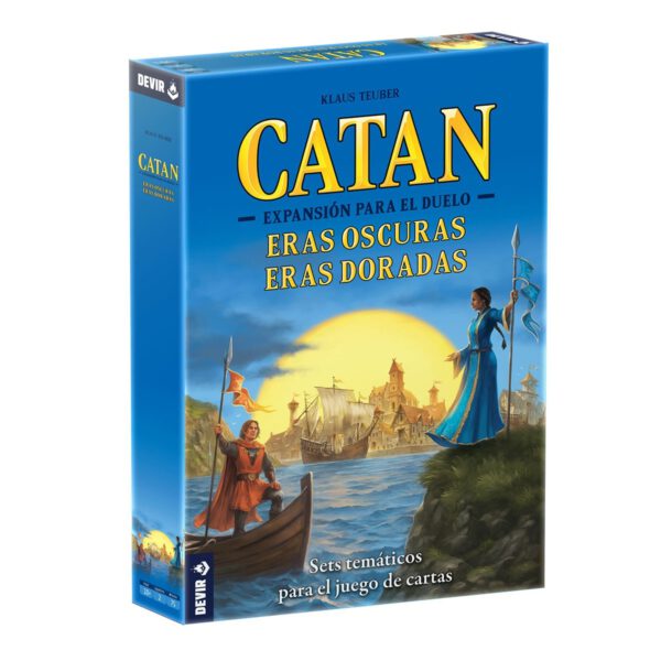 *Juego de mesa devir catan el duelo eras oscuras eras doradas
