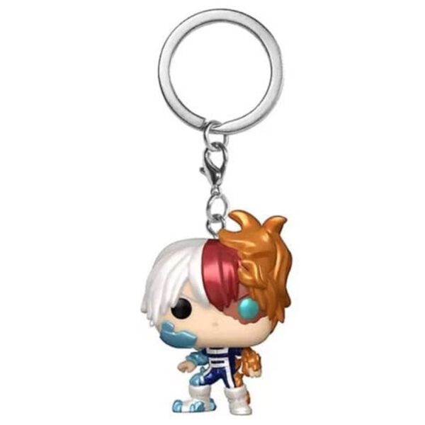 *Llavero funko pop keychain my hero academia shoto todoroki efecto metalico 48829